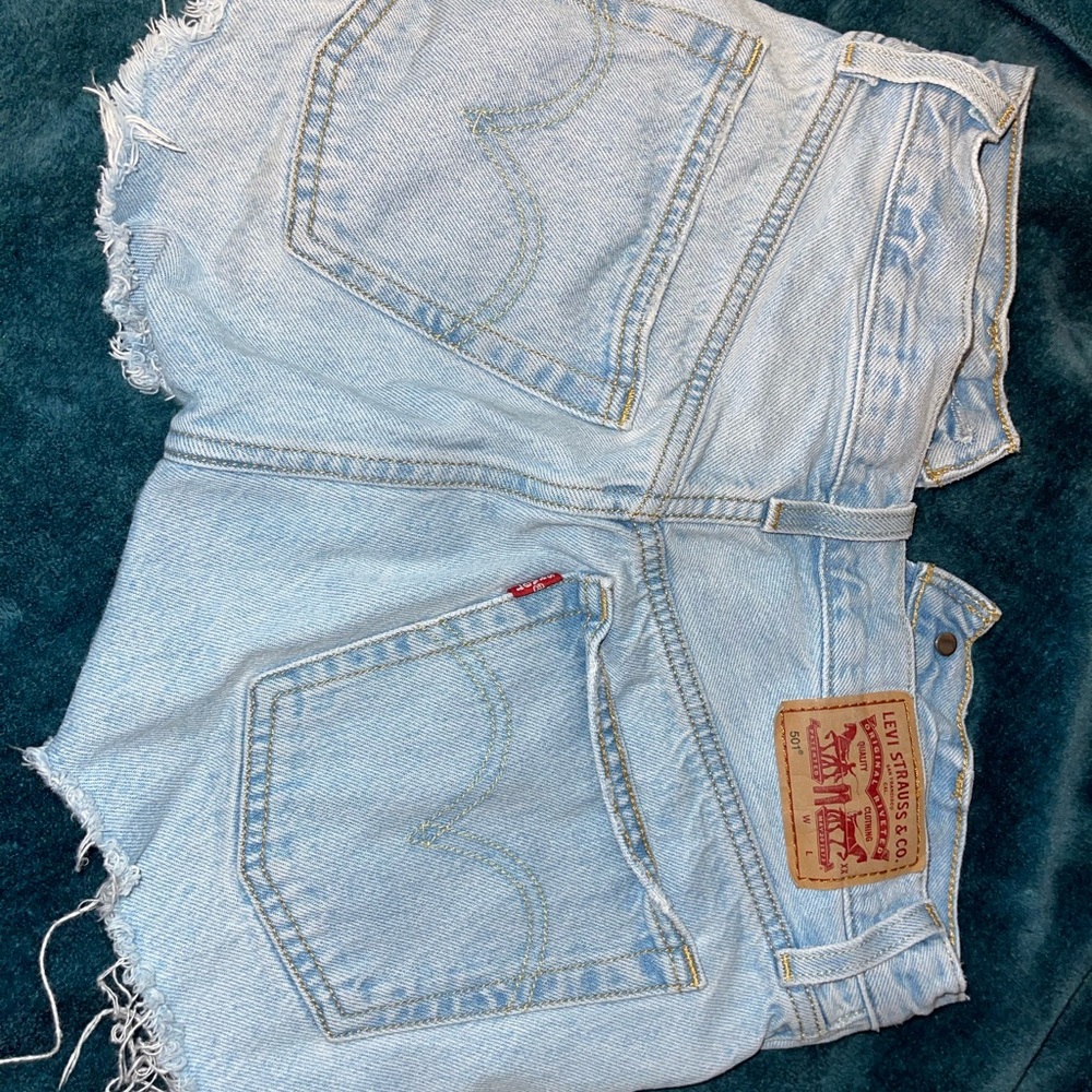 Denim shorts